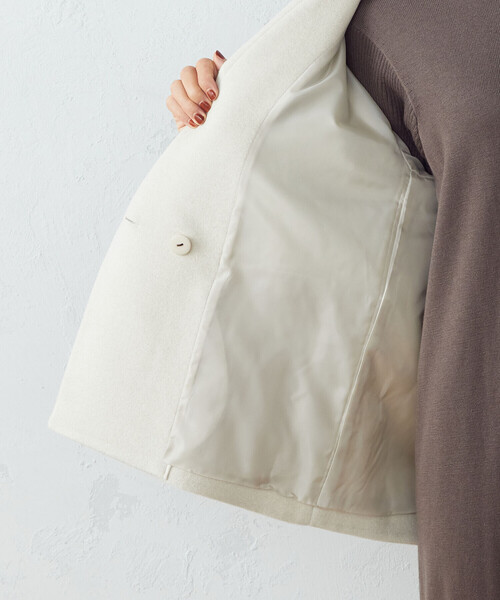 COMME CA ISM(コムサイズム)の「ピーコート(ピーコート・レディース・グリーン/ブラウン/グレイッシュベージュ・SMALL/MEDIUM/LARGE)」の11枚目の写真
