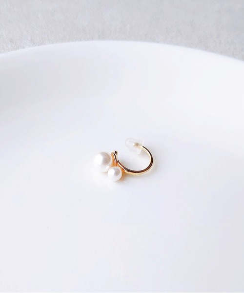 Cherie+Chambre】Pearl Ear cuff（イヤーカフ）｜tone（トーン