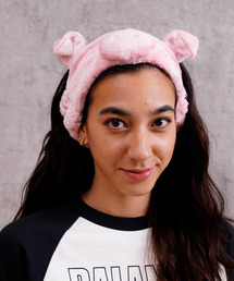 nici（ニキ）の「NICI/ニキ ヘアーバンド アニマル シュナウザー・ピンクピッグ・レパード 10988/10995/11015（ヘアバンド）」
