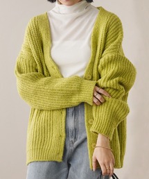 IAMUSE（アイアミューズ）の「ざっくりオーバーサイズニットカーディガン S0803【IAMUSE】（カーディガン/ボレロ・レディース）」