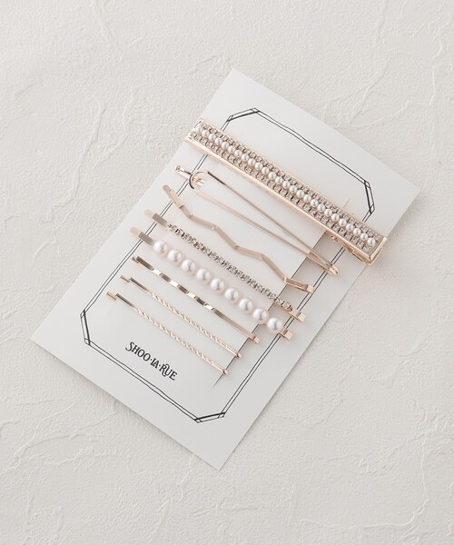 SHOO・LA・RUE（シューラルー）の「◆【セレモニー/8点セット】ヘアピン（その他ヘアアクセサリー・レディース・ピンクゴールド/ゴールド/シルバー・00）」の3枚目の写真