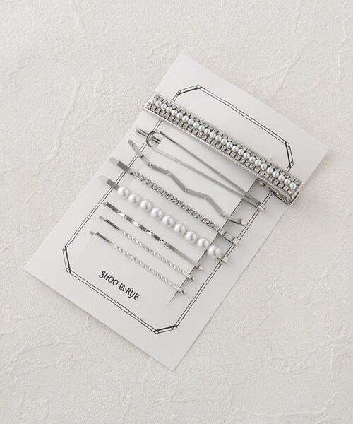 SHOO・LA・RUE（シューラルー）の「◆【セレモニー/8点セット】ヘアピン（その他ヘアアクセサリー・レディース・ピンクゴールド/ゴールド/シルバー・00）」の2枚目の写真