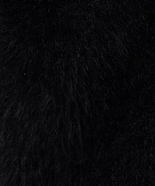 Rie Miller（リエミラー）の「フェザーヤーンZipカーディガン（カーディガン/ボレロ・レディース・ブラック/アイボリー・38）」の19枚目の写真