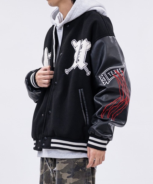 13】メルトン刺繍 スタジャン（スタジャン）｜JOHN'S CLOSET（ジョンズ