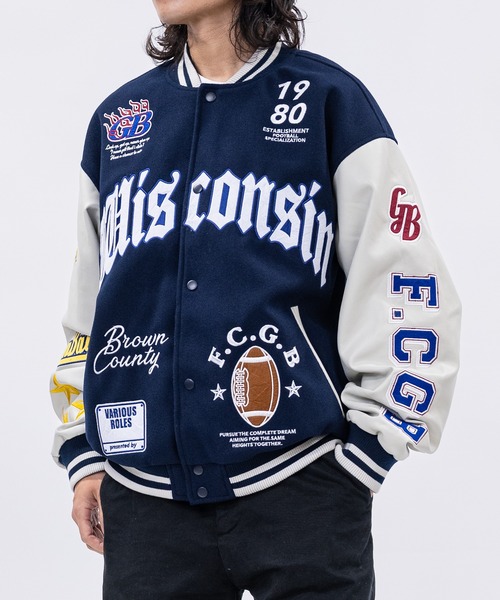 セール】【13】メルトン刺繍 スタジャン（スタジャン）｜JOHN'S CLOSET