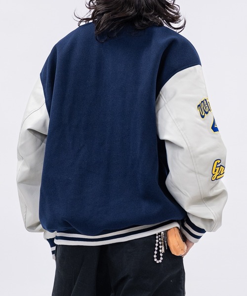 l.c.y × Kingston Mines ブルース刺繍スタジャン セール】【13】メルトン刺繍 スタジャン（スタジャン）｜JOHN'S CLOSET