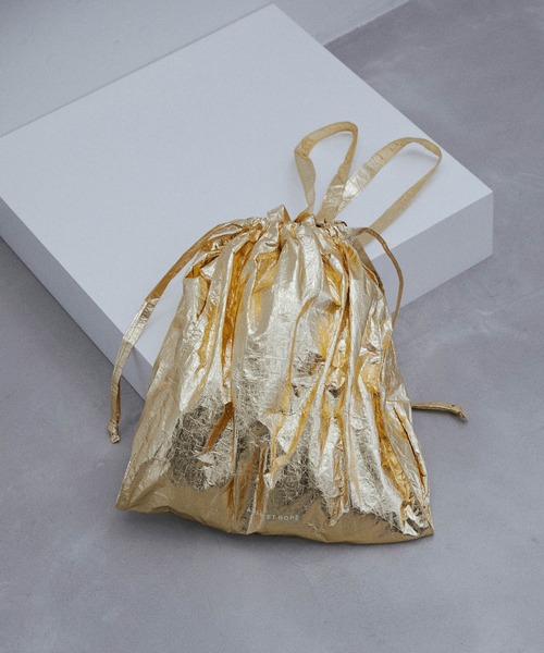 ADAM ET ROPE'(アダムエロペ)の「【A4対応】メタリックパッカブルトート(エコバッグ/サブバッグ・レディース・シルバー/ゴールド・FREE)」の1枚目の写真