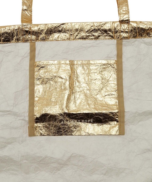 ADAM ET ROPE'(アダムエロペ)の「【A4対応】メタリックパッカブルトート(エコバッグ/サブバッグ・レディース・シルバー/ゴールド・FREE)」の17枚目の写真