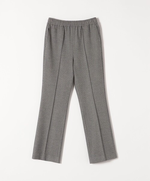 SHIPS any（シップス エニィ）の「SHIPS any:〈ウォッシャブル〉ピンタック セミフレア イージー チェック フルレングス パンツ◇（その他パンツ・レディース・チャコールグレー・36/38）」の2枚目の写真