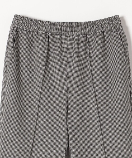 SHIPS any（シップス エニィ）の「SHIPS any:〈ウォッシャブル〉ピンタック セミフレア イージー チェック フルレングス パンツ◇（その他パンツ・レディース・チャコールグレー・36/38）」の3枚目の写真