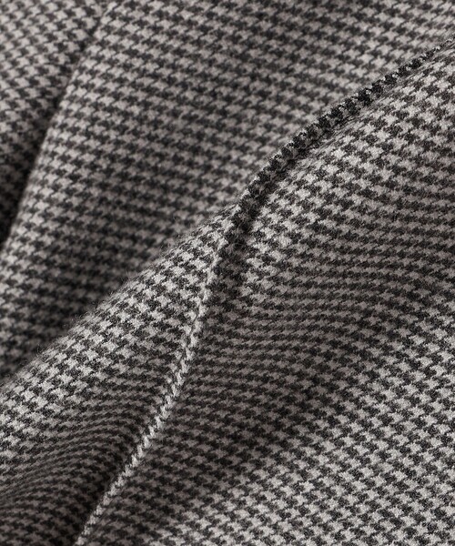 SHIPS any（シップス エニィ）の「SHIPS any:〈ウォッシャブル〉ピンタック セミフレア イージー チェック フルレングス パンツ◇（その他パンツ・レディース・チャコールグレー・36/38）」の10枚目の写真