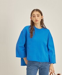 オーガニック 綿 カットオフ 裏毛 プルオーバー◇