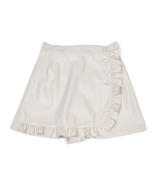 MILK（ミルク）の「wrap レザーキュロット（その他パンツ・レディース・A/B・FREE）」の3枚目の写真