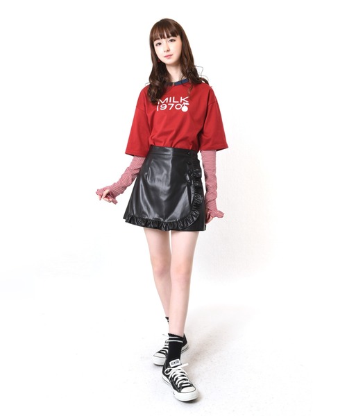 MILK（ミルク）の「wrap レザーキュロット（その他パンツ・レディース・A/B・FREE）」の12枚目の写真