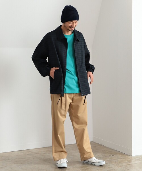 B:MING by BEAMS(ビーミングバイビームス)の「B:MING by BEAMS / ツイル 2タック ワイド チノ(チノパンツ・メンズ・ネイビー/ベージュ・MEDIUM/LARGE/X-LARGE/SMALL)」の5枚目の写真