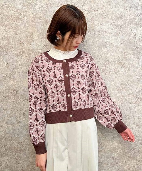カーディガン ボレロ axes femme POETIQUE（アクシーズファムポエティック）の「カギ