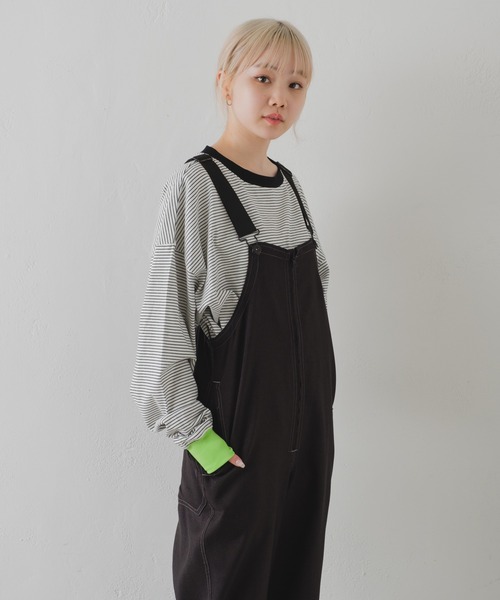WHIMSIC(ウィムジック)の「【UNISEX/サイズ展開あり/WEB限定】U.S.N デッキパンツ(サロペット/オーバーオール・メンズ・ブラック・1/2)」の7枚目の写真