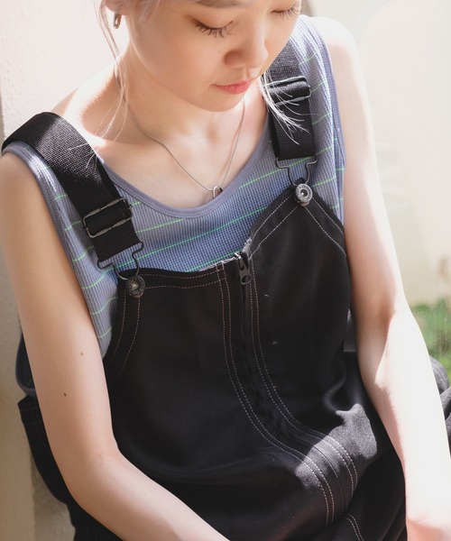 WHIMSIC(ウィムジック)の「【UNISEX/サイズ展開あり/WEB限定】U.S.N デッキパンツ(サロペット/オーバーオール・メンズ・ブラック・1/2)」の18枚目の写真