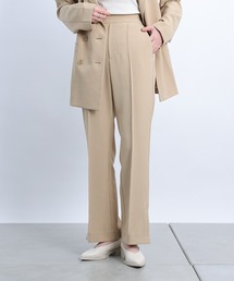 ストレッチイージーフレアスリットパンツ