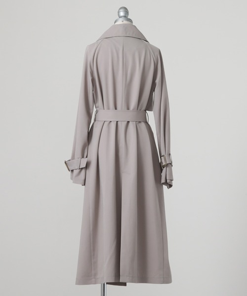 Cheek（チーク）の「【サイズ展開あり】シンプル着流しコート（チェスターコート・レディース・グリーン/ネイビー/グレー・SMALL/MEDIUM）」の16枚目の写真