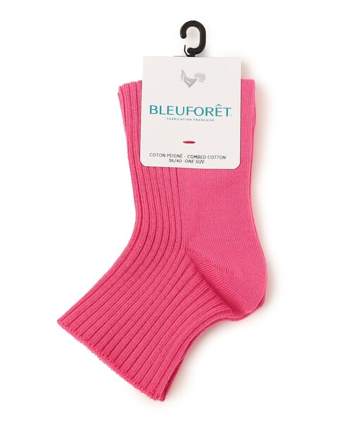 SHIPS（シップス）の「BLEUFORET:カラー リブ ソックス（ソックス/靴下・レディース・グリーン/ピンク/ラベンダー/ライトグリーン・ONE SIZE）」の4枚目の写真