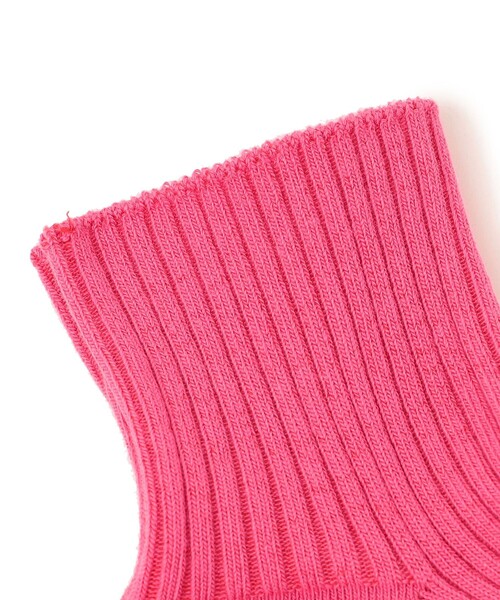 SHIPS（シップス）の「BLEUFORET:カラー リブ ソックス（ソックス/靴下・レディース・グリーン/ピンク/ラベンダー/ライトグリーン・ONE SIZE）」の5枚目の写真