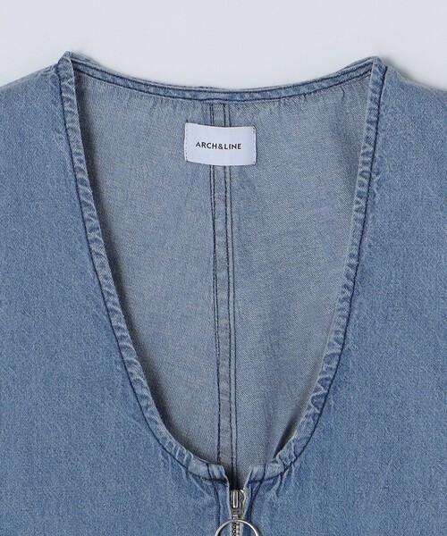 SHIPS any（シップス エニィ）の「ARCH&LINE: ライト デニム サロペット<KIDS>（サロペット/オーバーオール・キッズ・ライトブルー/ブルー・M(125-135)/L(140-150)）」の16枚目の写真