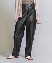 BEAUTY&YOUTH UNITED ARROWS | フェイクレザーストレートパンツ -ウォッシャブル-(その他パンツ)