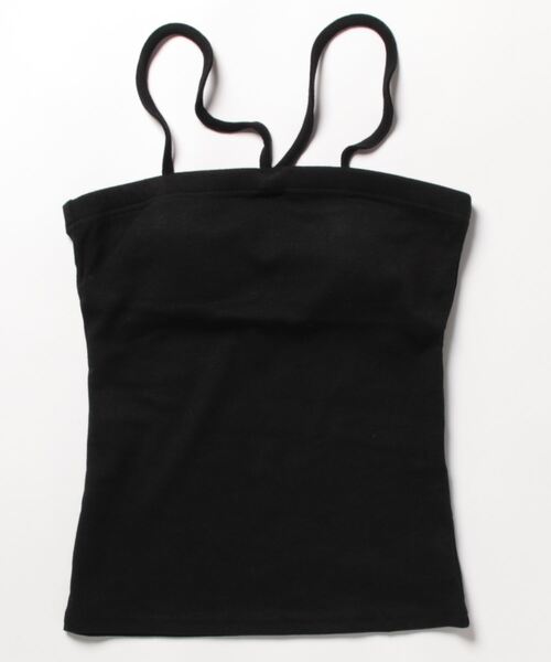 prose verse（プロズヴェール）の「Vストラップカップ付きキャミ（キャミソール・レディース・ブラック/オフホワイト・FREE）」の8枚目の写真