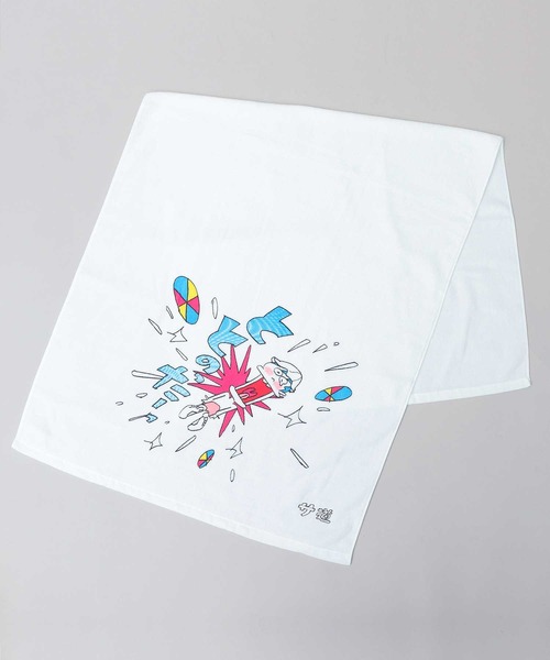 A.M.S.（エーエムエス）の「サ道 日本製 今治産 ”ととのったーっ” 刺繍入り バスタオル（タオル・メンズ・ホワイト・FREE）」の2枚目の写真