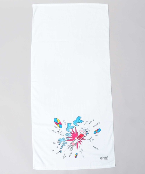 A.M.S.（エーエムエス）の「サ道 日本製 今治産 ”ととのったーっ” 刺繍入り バスタオル（タオル・メンズ・ホワイト・FREE）」の8枚目の写真