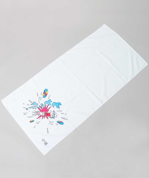 A.M.S.（エーエムエス）の「サ道 日本製 今治産 ”ととのったーっ” 刺繍入り バスタオル（タオル・メンズ・ホワイト・FREE）」の9枚目の写真