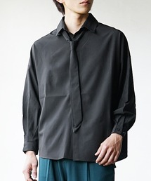 ストレッチネクタイ付ボウタイシャツ 秋服