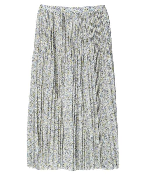 AMERICAN HOLIC（アメリカンホリック）の「ソフトシフォンプリーツスカート（スカート・レディース・その他14/グリーン/アイボリー/チェック/ネイビー・M/L）」の10枚目の写真