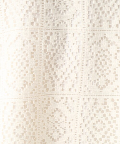 tk.TAKEO KIKUCHI（ティーケータケオキクチ）の「◆スクエアレースTブラウス（Tシャツ/カットソー・メンズ・ブラック/オフホワイト・02/03）」の11枚目の写真