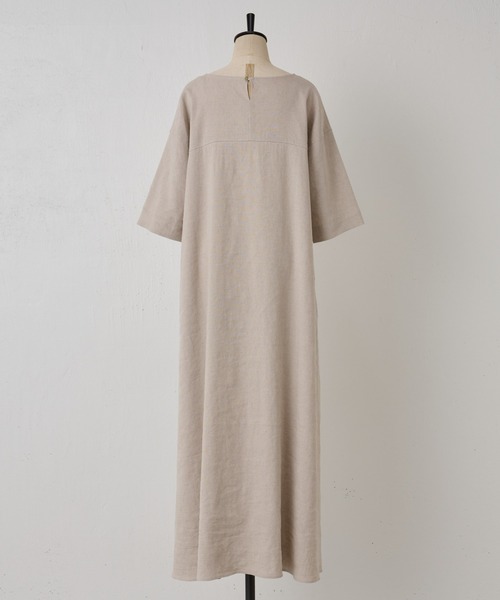 BEARDSLEY(ビアズリー)の「《ビアズリー》リネンワンピース(ワンピース・レディース・ベージュ/ブラック・S/M)」の14枚目の写真