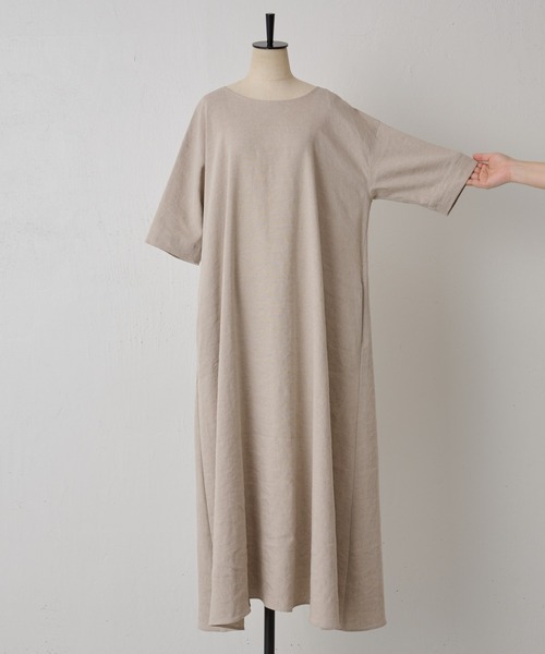 BEARDSLEY(ビアズリー)の「《ビアズリー》リネンワンピース(ワンピース・レディース・ベージュ/ブラック・S/M)」の15枚目の写真