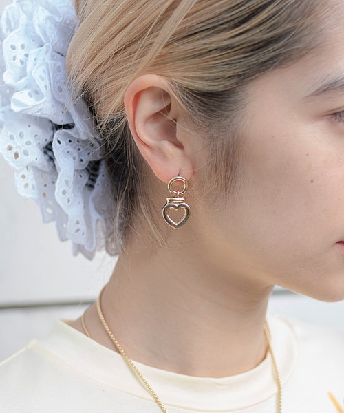 Laura Lombardi(ローラロンバルディ)の「DOLCE EARRINGS(ピアス(両耳用)・レディース・ゴールド・ONE SIZE)」の10枚目の写真