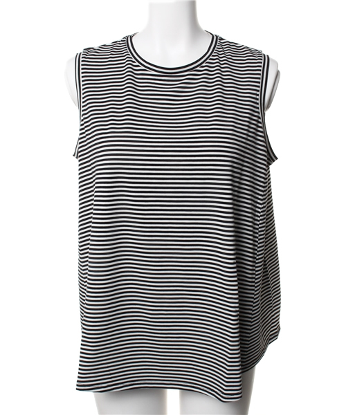 AZUL by moussy（アズールバイマウジー）の「Aラインフレアタンク（タンクトップ・レディース・トップグレー/ブラック系その他/オフホワイト/ブラック・SMALL/MEDIUM）」の13枚目の写真