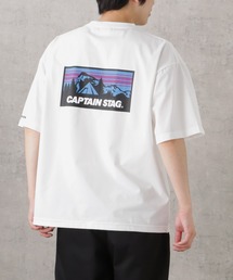 CAPTAIN STAG | CAPTAIN STAG キャプテンスタッグ ポンチ素材 バックロゴショートスリーブTシャツ(Tシャツ/カットソー)