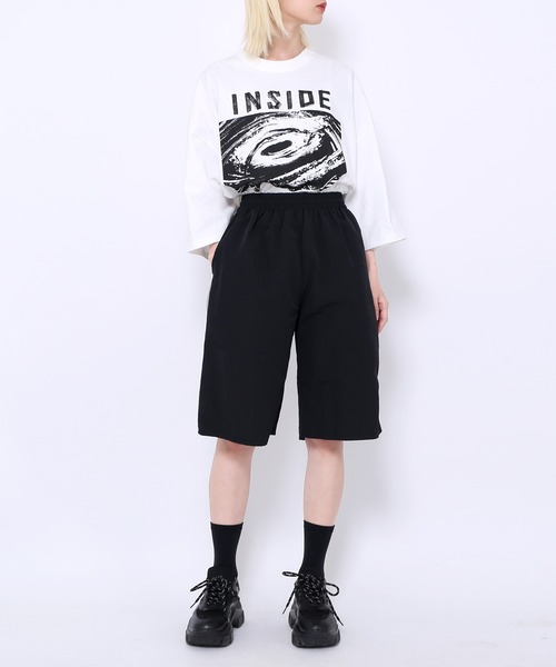 Figments（フィグメンツ）の「ハーフトラックパンツ（その他パンツ・レディース・ブラック/サックスブルー・SMALL/MEDIUM）」の5枚目の写真