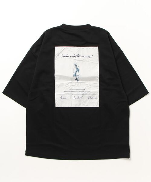 SITRY（シトリー）の「COOL Cardboard wide crew neck pullover/クールダンボール ワイド クルーネック プルオーバー（Tシャツ/カットソー・メンズ・ブラック系その他/ブルー系その他/グレイッシュブルー/ホワイト/ホワイト系その他/ブラック・M/L）」の15枚目の写真