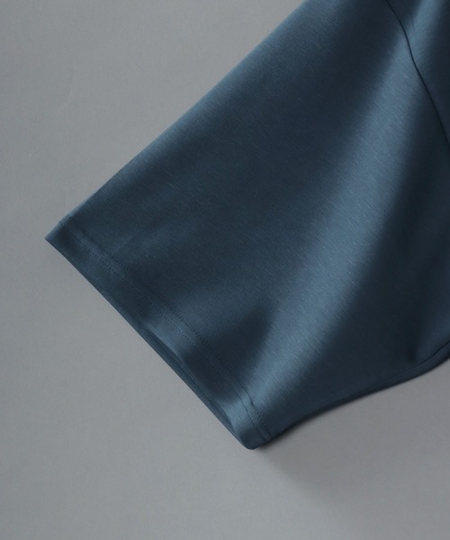 SITRY（シトリー）の「COOL Cardboard wide crew neck pullover/クールダンボール ワイド クルーネック プルオーバー（Tシャツ/カットソー・メンズ・ブラック系その他/ブルー系その他/グレイッシュブルー/ホワイト/ホワイト系その他/ブラック・M/L）」の11枚目の写真