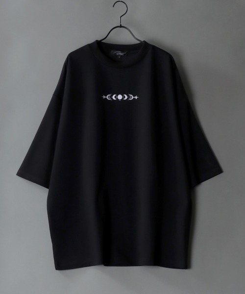 SITRY（シトリー）の「COOL Cardboard wide crew neck pullover/クールダンボール ワイド クルーネック プルオーバー（Tシャツ/カットソー・メンズ・ブラック系その他/ブルー系その他/グレイッシュブルー/ホワイト/ホワイト系その他/ブラック・M/L）」の19枚目の写真