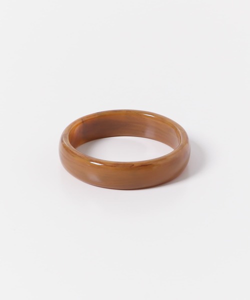 URBAN RESEARCH Sonny Label（アーバンリサーチサニーレーベル）の「アクリルワイドバングル（バングル/リストバンド・レディース・クリア/ブラウン系その他・ONE）」の3枚目の写真