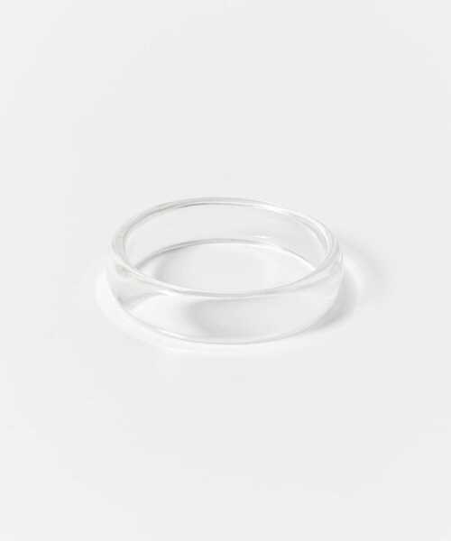 URBAN RESEARCH Sonny Label（アーバンリサーチサニーレーベル）の「アクリルワイドバングル（バングル/リストバンド・レディース・クリア/ブラウン系その他・ONE）」の6枚目の写真