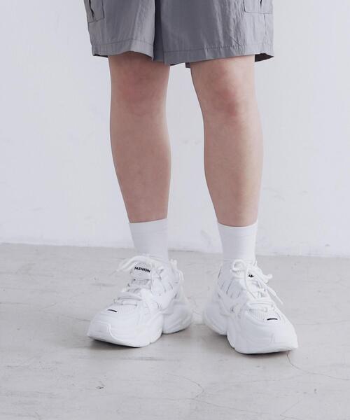 Figments(フィグメンツ)の「ボリュームソールスニーカー(スニーカー・レディース・グレー/ブラック/ホワイト・SMALL/MEDIUM)」の12枚目の写真