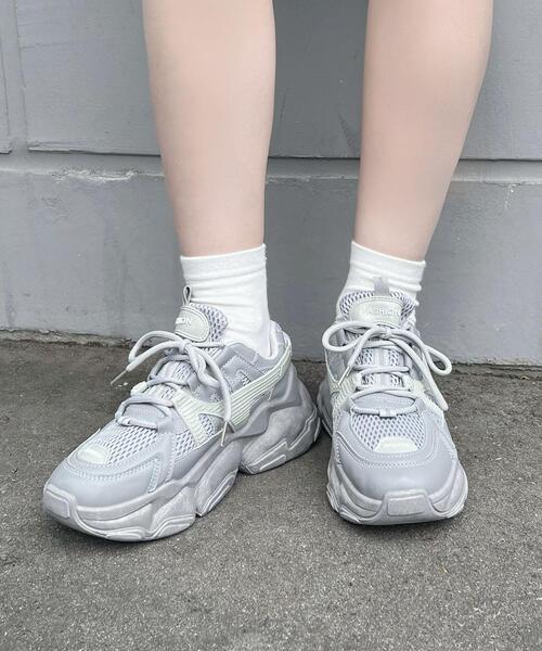 Figments(フィグメンツ)の「ボリュームソールスニーカー(スニーカー・レディース・グレー/ブラック/ホワイト・SMALL/MEDIUM)」の16枚目の写真