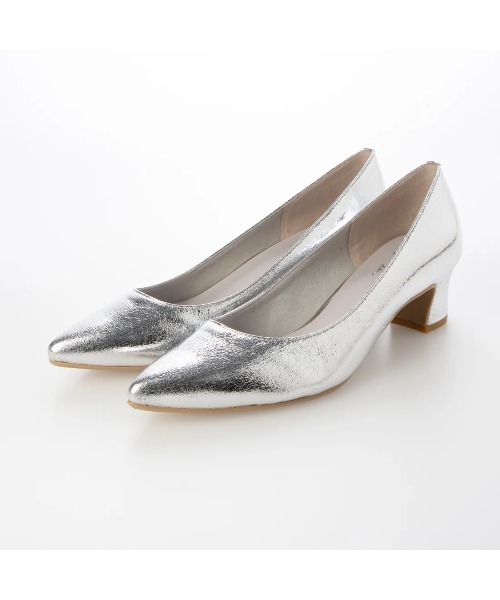 Launa lea（ラウナレア）の「Rainy Day チャンキーヒールパンプス(R9486)（パンプス・レディース・グレイッシュベージュ/ブラック/シルバー・24.0cm/23.5cm/23.0cm/24.5cm/25.0cm/22.5cm/25.5cm/22.0cm）」の17枚目の写真