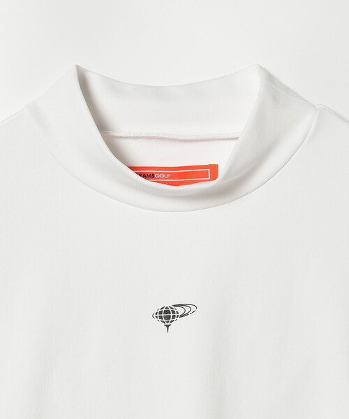 土日限定beamsgolf ORANGE LABELサイドロゴモックネックシャツ BEAMS GOLF（ビームスゴルフ）の「BEAMS GOLF ORANGE LABEL